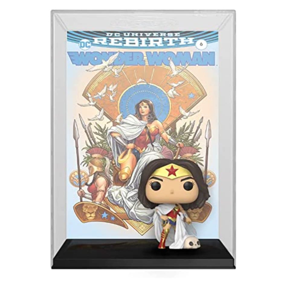 Funko DC Wonder Woman POP! Comic Covers Rebirth Vinyl Figure #03 [On Throne]