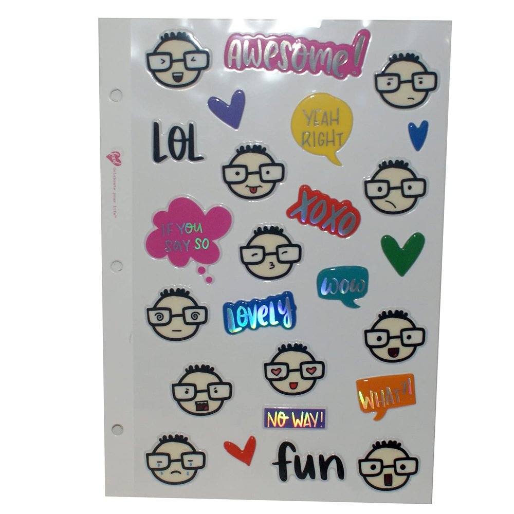 25 pc Puffy Krissyanne Design Stickers