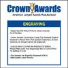 Dominoes Acrylic Award Trophy, 6.75" H Custom Dominoes Game Award, Engraving Included view 4