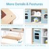 ROBUD Wooden Play Kitchen Set for Kids Toddlers, Toy Kitchen Gift for Boys Girls, Age 3+ view 3
