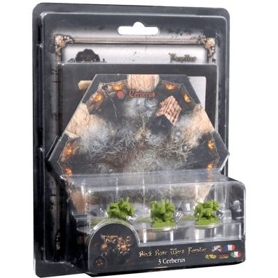 Black Rose Wars: Familiars: Cerberus  Unpainted Miniatures by Ares Games  TTRPG RPG  Compatible with Black Rose Wars