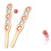 ArtCreativity Wooden Flip Paddle Game, Set of 2, Wood Paddle Toy with Red Ball on String, Outdoor Toys for Boys and Girls, Beach and Backyard Games for Kids and Adults, Great Gift Idea view 1