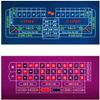 BALIKEN 36 x 72 Inches Roulette Table & Craps Table Top Casino Felt Professional Grade Mat view 1