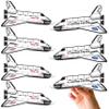 ArtCreativity Space Shuttle Gliders, Set of 24, Flying Toys for Boys & Girls, Made of Foam Material, Outdoor Toys for Children, Outer Space Party Favors for Kids, Great for Indoor & Outdoor Play view 1