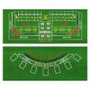 Bello Games New York, Inc. Craps & Black Jack Table Cover with Two Dice & One Deck of Playing Cards 36" x 24" OR 72" X 36" view 1