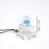 WULEEUPER Keyboard Fidget Toy Mechanical Switch Keyboard Fingertip Fidget Button Stress Relief Toys for ADHD Autism Special Needs (Transparent Color (clicky)) view 3