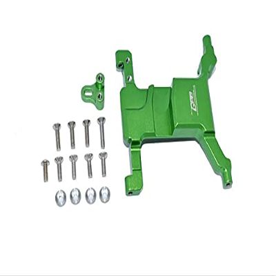 Aluminum Servo Mount For Axial 1:10 SCX10 III Jeep Wrangler AXI03007 / Jeep Gladiator AXI03006-15Pc Set Green