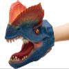 Gemini&Genius Dinosaur Toys Dilophosaurus Hand Puppets Halloween Scary Toys Soft Rubber Role Play Animal Head Puppets, Toy Gifts for Kids 3-12 Years Old view 1
