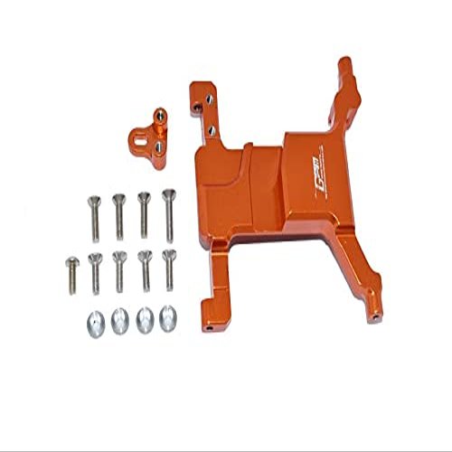 Aluminum Servo Mount For Axial 1:10 SCX10 III Jeep Wrangler AXI03007 / Jeep Gladiator AXI03006-15Pc Set Orange