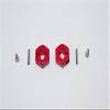 GPM For Tamiya DT-03 Upgrade Parts Aluminium Rear Wheel Hex Adapter - 2Pcs Set Red view 1