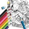 greenre Marvel Spiderman Eco-Colouring and Activity Pad-Coloring Pencils, Mini Notebook, Activity and Sticker Page Sketch Pad - Under Tree Planting Program view 2
