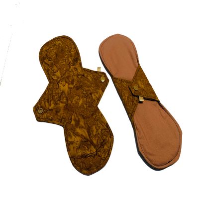 Reusable Menstrual Pads. 100% Cotton (BrownHaze)