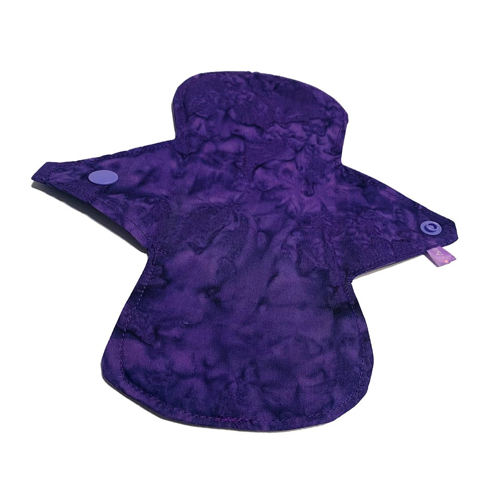 Reusable Menstrual Pads. 100% Cotton (PurpleHaze)