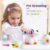 AZERISSO Dog Grooming Kit with Backpack Doctor Set Vet Kit Pretend Play Toys view 2