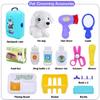 AZERISSO Dog Grooming Kit with Backpack Doctor Set Vet Kit Pretend Play Toys view 3
