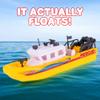 ArtCreativity Aquatic Rescue Vessel, Battery Operated Toy Boat for Kids, Floats in Water, Floating Bathtub and Pool Toy for Boys and Girls, Great Birthday Gift for Children view 2