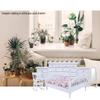 Dolls House Furniture Queen Bed 6pcs Mini Wood Cabinet Mini Furniture Miniature Dollhouse Bed 1:12 Wooden for Doll view 4