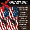 Cornhole Wraps #442 - USA Flag with Eagle Cornhole Game Graphic Decals - Includes Application Squeegee - Set (2) 25" x 49" Wraps with Gloss Laminate view 4