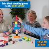 Continuum Games Build Up: The Classic Block Stacking Game 20 Block Tumbling Tower Balancing Game 2-6 Players Ages 8 and Up view 2