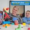 Continuum Games Build Up: The Classic Block Stacking Game 20 Block Tumbling Tower Balancing Game 2-6 Players Ages 8 and Up view 4