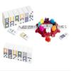 Continuum Games Family Traditions Mexican Train Dominoes Tin, Crystalline Dominoes view 4