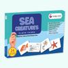 Hungry Brain Sea Creatures Flash Cards for Toddlers (Ages 14), 24 Double-Sided Real Picture Learning Cards | Early Learning Educational Flashcards | Montessori & Preschool Toy for Babies and Kids view 1
