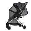 2 in 1 Net Baby Stroller Sun Shades with Zipper Window, Universal Mesh Travel Breathable See Through Outdoor Walking Beach Parasol Windproof Protective Cover for Seats and Carriers view 1