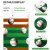 2 Pieces 108 x 54 Inch Baseball Table Covers Baseball Plastic Disposable Tablecloth Sport Theme Tablecloth for Sport Theme Games Day Birthday Party Decoration Supplies view 4