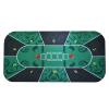Professional Poker Mat, 10 Player Portable Natural Rubber Poker Table Top, High Elasticity/Waterproof, Layout w/Carrying Bag to Play Cards, Poker Games, Blackjack, Casino view 1