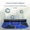 Professional Poker Mat, 10 Player Portable Natural Rubber Poker Table Top, High Elasticity/Waterproof, Layout w/Carrying Bag to Play Cards, Poker Games, Blackjack, Casino view 2
