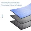 Professional Poker Mat, 10 Player Portable Natural Rubber Poker Table Top, High Elasticity/Waterproof, Layout w/Carrying Bag to Play Cards, Poker Games, Blackjack, Casino view 3