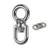 Dakzhou Bearing Swing Swivel 360 Rotary 820 lb Capacity, Safe and Reliable Suspension Connection Accessories for Swing Air Dance Hammock Chair Yoga Swing Climbing Projects view 1