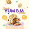 BAKETIVITY Kids Baking DIY Activity Kit - Bake Delicious Yum&m Jumbo Cookies- Real Fun Little Junior Chef Essential Kitchen Lessons, Includes Pre-Measured Ingredients and Easy to Follow Recipe. view 2
