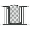 Summer Infant Modern Home Walk-Thru Safety Pet and Baby Gate, 28"-42" Wide, 30" Tall, Pressure or Hardware Mounted, Install on Wall or Banister in Doorway or Stairway, Auto Close Door - Gray view 1