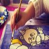 11x14 Pre Drawn Stretched Canvas Painting for Kids | Custom Paris theme | Birthday Gift Eiffel Coloring| Paint Party Favor | DIY Virtual Painting (11x14) view 3