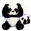 Cuteoy Peek A Boo Panda Bear Plush Toy Interactive Electric Stuffed Animal Repeats What You Say Singing Talking Musical Plushies Gifts for Christmas Birthday 11'' view 1
