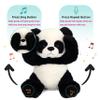 Cuteoy Peek A Boo Panda Bear Plush Toy Interactive Electric Stuffed Animal Repeats What You Say Singing Talking Musical Plushies Gifts for Christmas Birthday 11'' view 3
