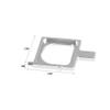WORKER Metal Catch Plate Dart Gate for Nerf Longshot and Terminator Modify Toy (Silver) view 3
