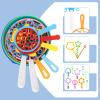 Bubble Wands Set, 28 Pcs Large Bubble Wand with Tray, Great for Kids Summer Outdoor Bubble Party Favors view 4