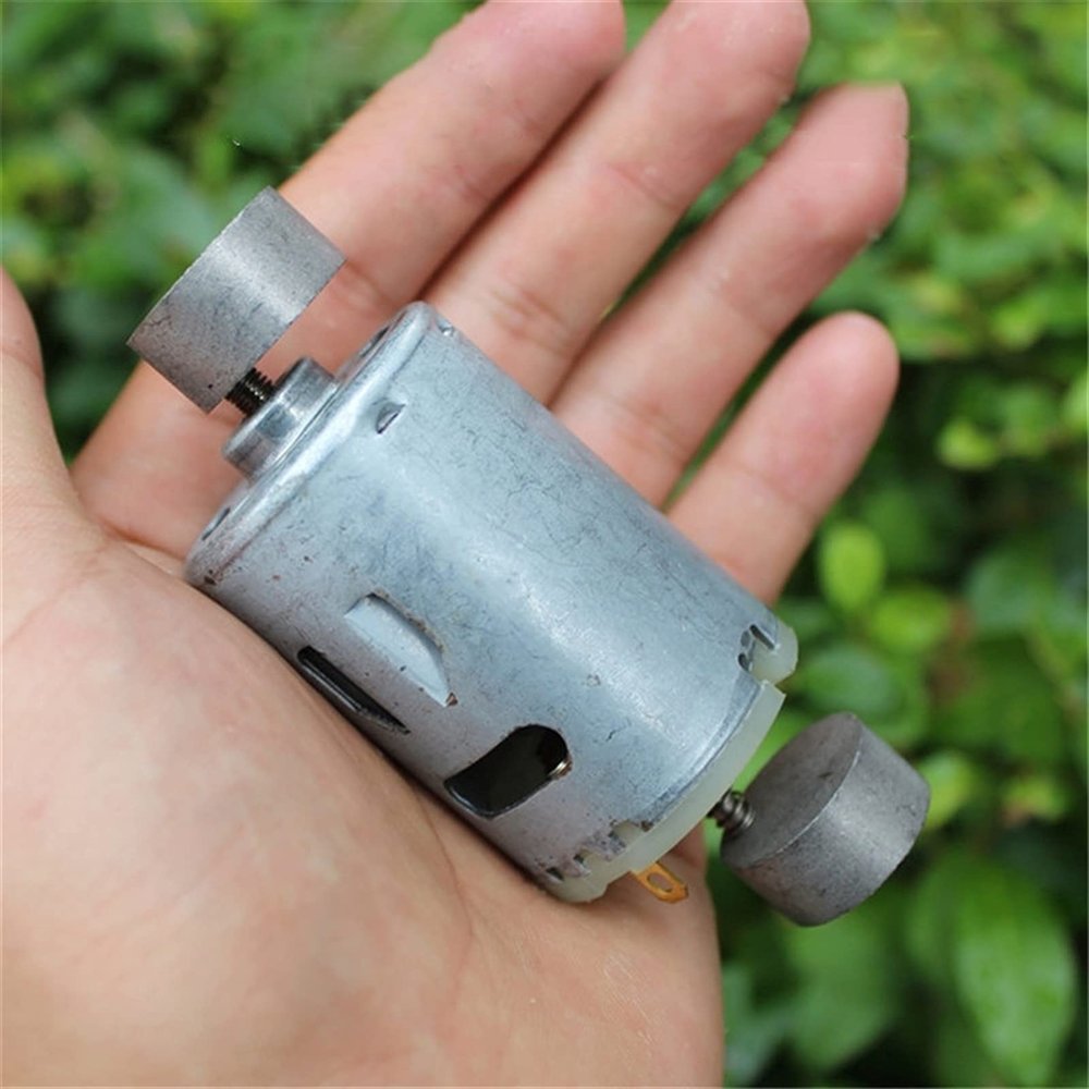 Bclla Zkenshan-DIY Motor 545DC 12V 0.3A Motor Powerful Double Head Vibration Motors for DIY Massager Model Engine Motor, Easy to Install