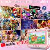 Kids Tablet 7 inch Tablet for Kids Wifi Kids Tablets 32G Android 10 Dual Camera Educational Games Parental Control, Toddler Tablet with Kids Software Pre-Installed Kid-Proof YouTube Netflix (Pink) view 3
