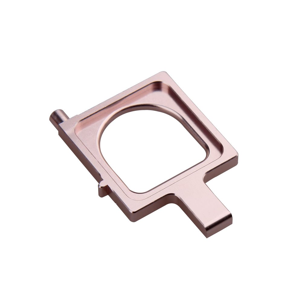 WORKER Metal Catch Plate Dart Gate for Nerf Longshot and Terminator Modify Toy (Rose Gold)
