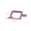 WORKER Metal Catch Plate Dart Gate for Nerf Longshot and Terminator Modify Toy (Rose Gold) view 2