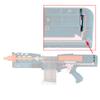 WORKER Metal Catch Plate Dart Gate for Nerf Longshot and Terminator Modify Toy (Rose Gold) view 4
