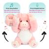 Cuteoy Peek A Boo Pig Plush Toy Interactive Electric Stuffed Animal Repeats What You Say Singing Talking Musical Plushies Gifts for Christmas Birthday 11'' view 3