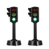 NUOBESTY Traffic Model Toys Signal Model Toys Mini LED Traffic Stop Light for Kids Educational Simulation Signal Lights Playset with Sound 2Pcs view 1
