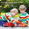 NUOBESTY Traffic Model Toys Signal Model Toys Mini LED Traffic Stop Light for Kids Educational Simulation Signal Lights Playset with Sound 2Pcs view 4