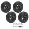 Kadimendium Abrasion Resistance Plastic RC Truck Tire RC Tire for WPL D12 4PCS Rubber for Replacement for WPL D12 1/10 RC Trucks view 2
