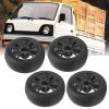 Kadimendium Abrasion Resistance Plastic RC Truck Tire RC Tire for WPL D12 4PCS Rubber for Replacement for WPL D12 1/10 RC Trucks view 4