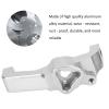 Alomejor 2PCS Aluminum Alloy Front C Seat, Front C Hub Caster Fit for 1/10 RC Cars Hub Caster Mount(Silver) view 4